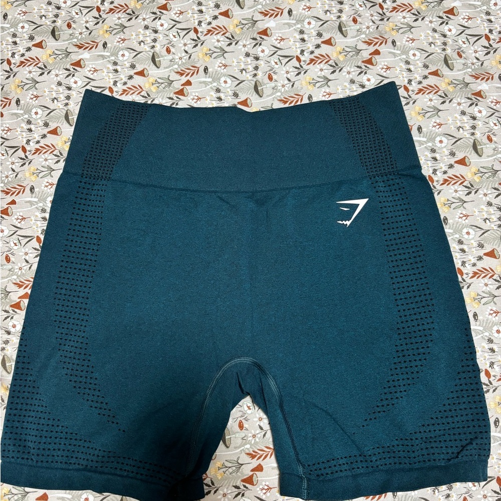 Teal Gymshark Shorts